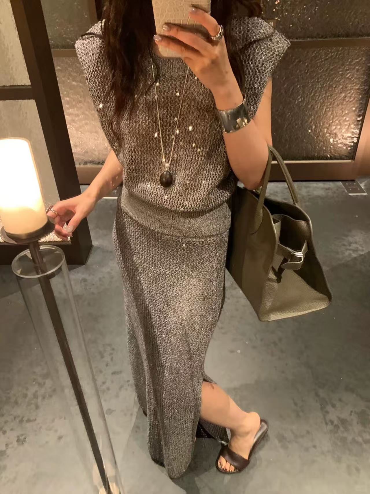 琥珀流光风穿搭